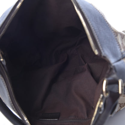 Gucci Monogram Large D Gold Hobo Dark Brown 5 of 14