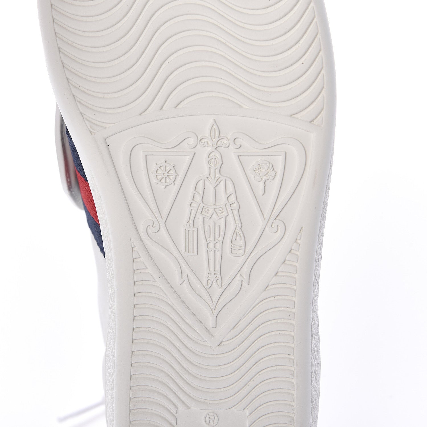 Gucci Calfskin Ayers Web Crystal LOVED Womens New Ace Sneakers 36 White 7 of 9