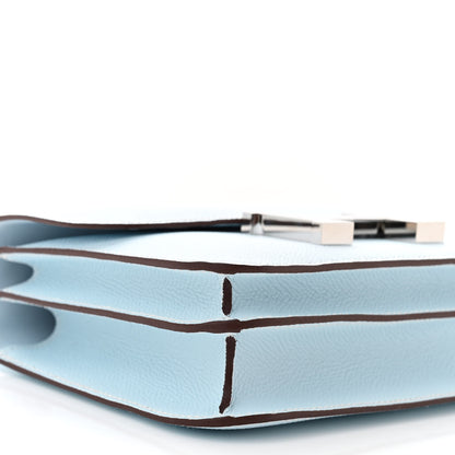 Hermes Epsom Constance 18 Bleu Brume 9 of 11