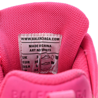 Balenciaga Rubber Mesh Monocolor Womens Track.2 Open Sneakers 36 Fluo Pink 6 of 10
