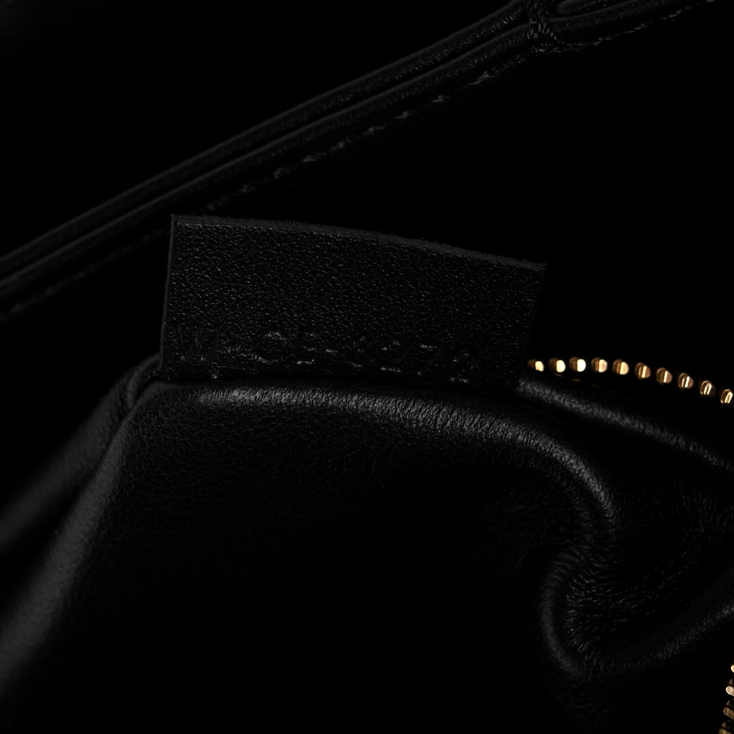 Shiny Calfskin Medium Triomphe  Black