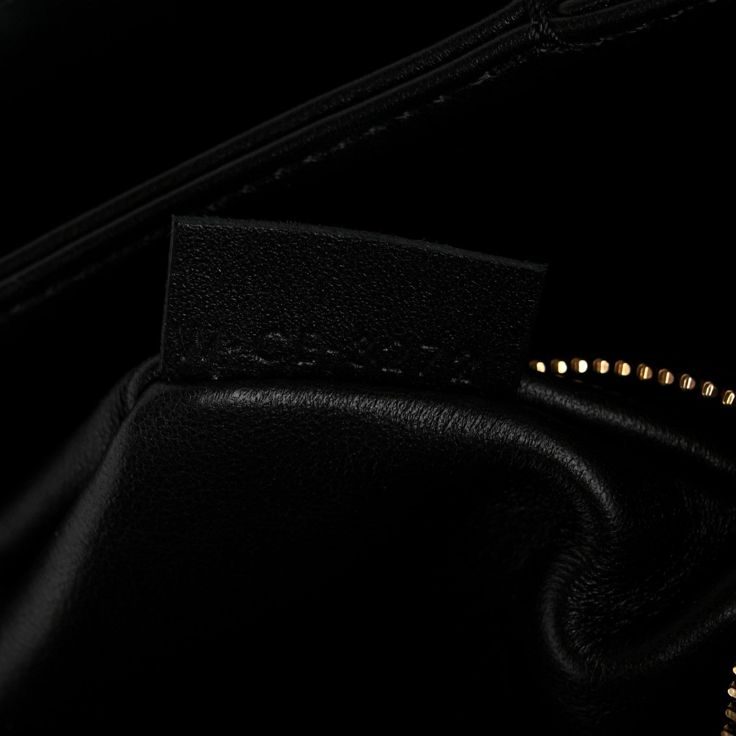Celine Shiny Calfskin Medium Triomphe  Black 8 of 11