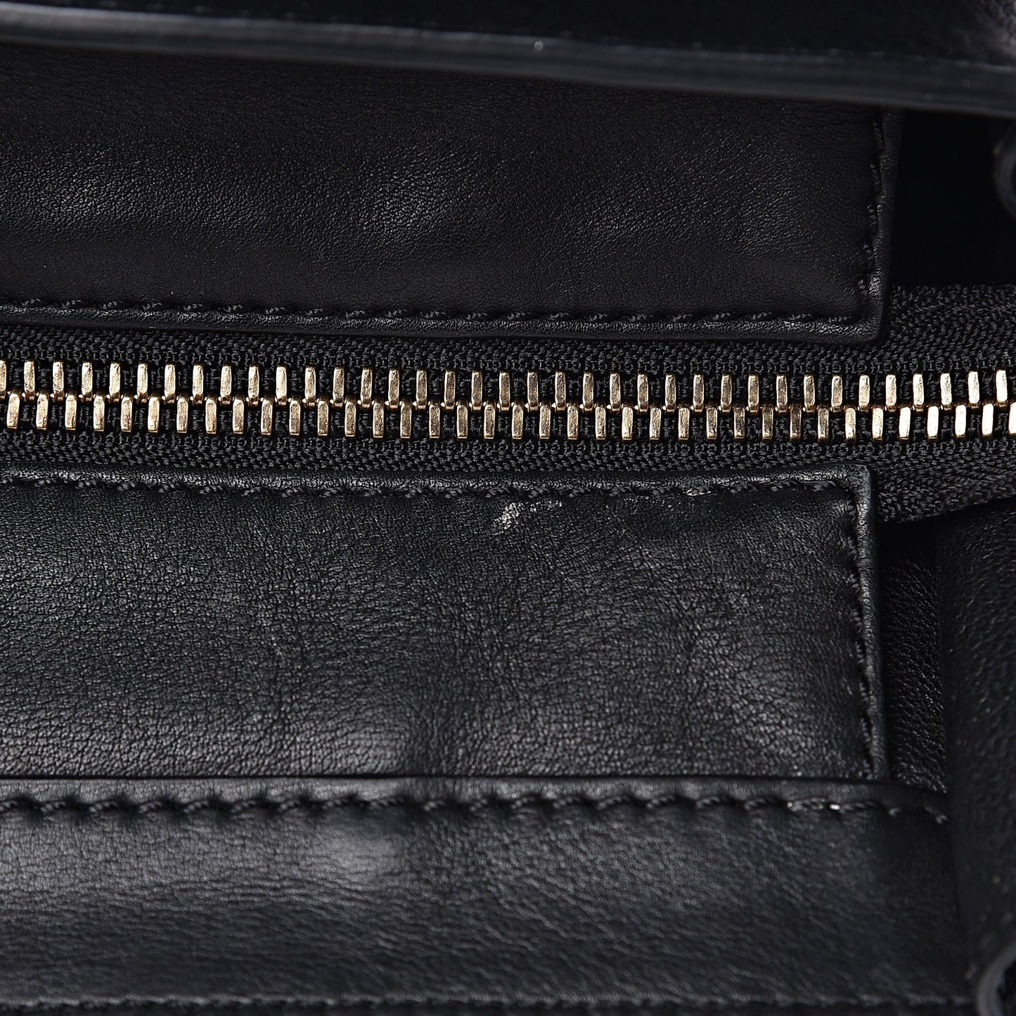 Smooth Calfskin Mini Luggage Black