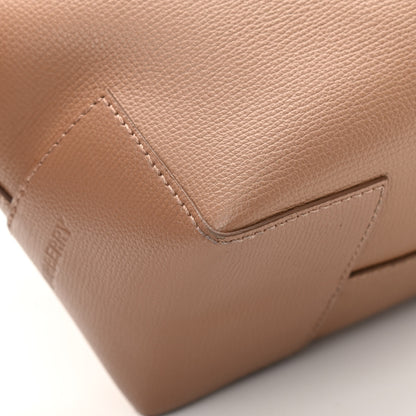 Burberry Calfskin TB Motif Embossed Medium Tote Camel 14 of 18