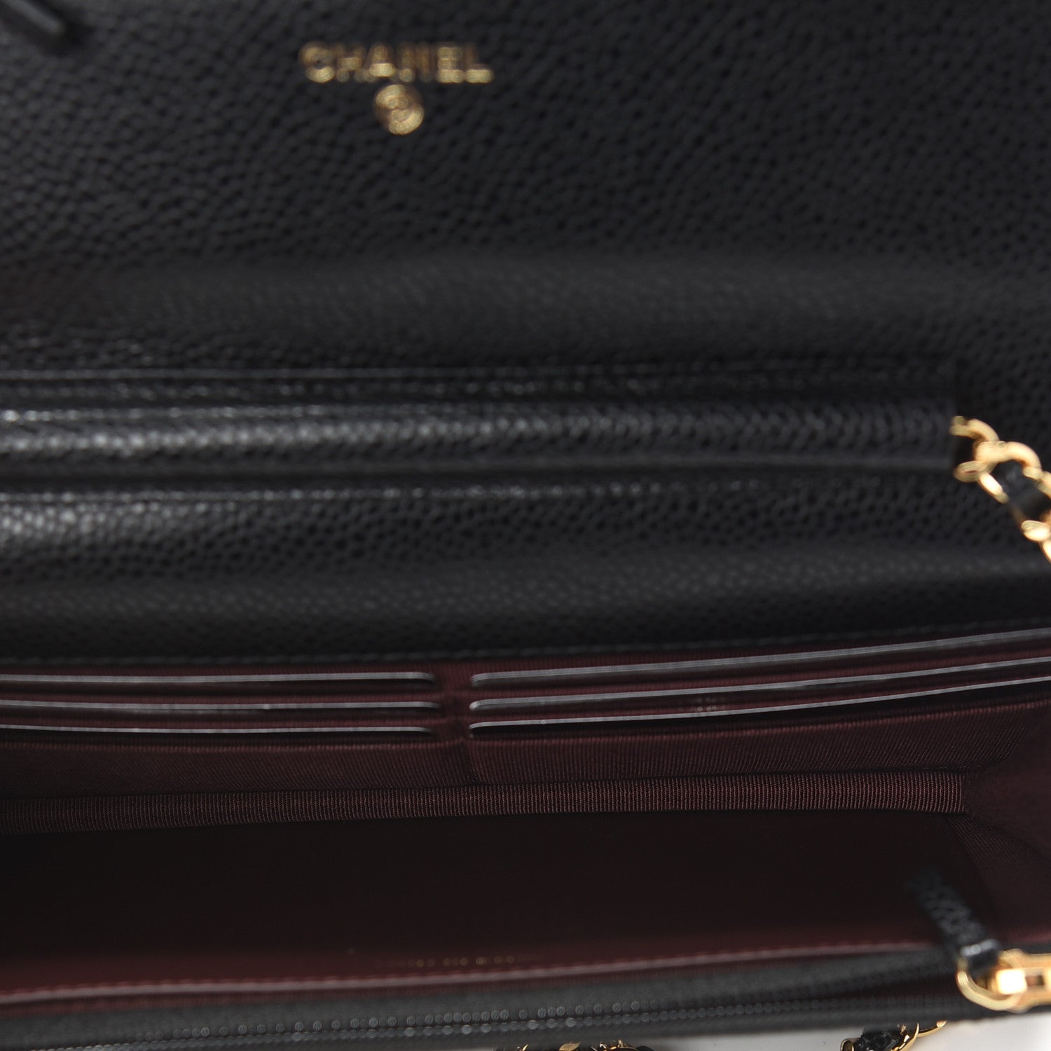 Chanel Caviar Quilted Wallet On Chain WOC Black 5 of 11