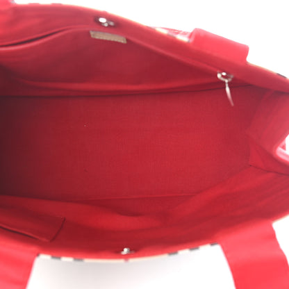 Burberry Vintage Check Tote Red 5 of 12