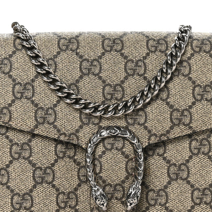 Gucci GG Supreme Monogram Mini Dionysus Chain Wallet Beige Vulcanic Red 9 of 11