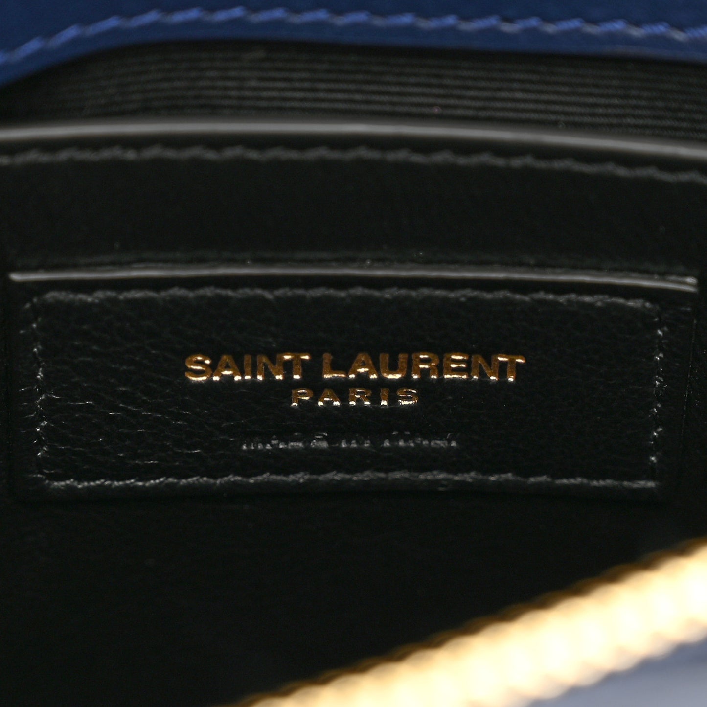 Calfskin Y Quilted Monogram Small Loulou Chain Satchel Blue Charron
