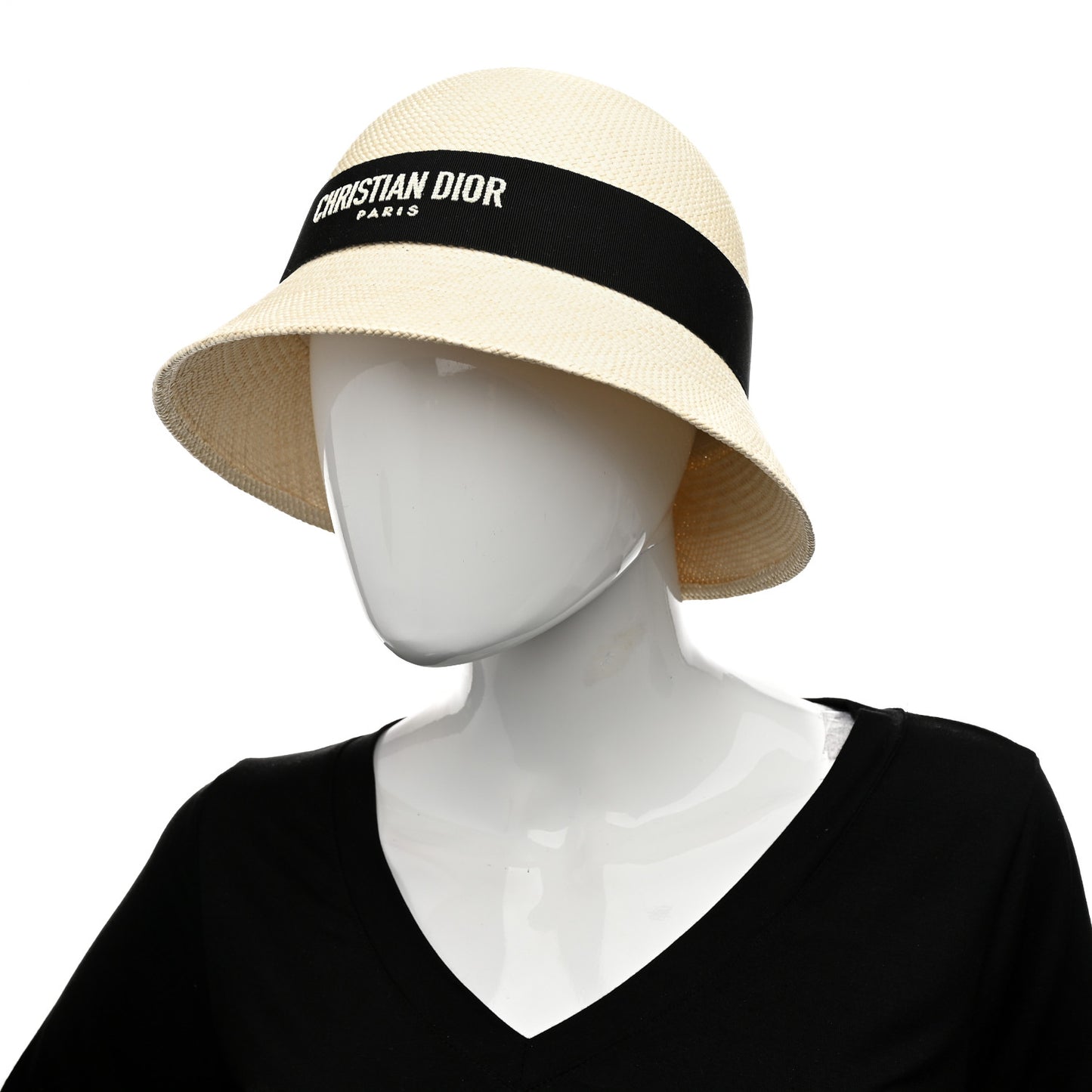 Straw D-Tulipe Brim Hat