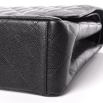 Chanel Caviar Quilted Maxi Double Flap Black 10 of 10
