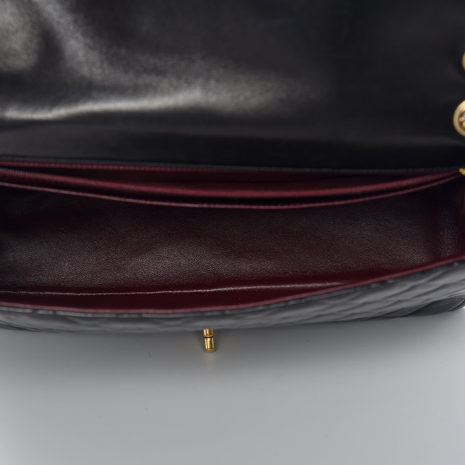 Chanel Lambskin Quilted Maxi Single Flap Black 7 of 10