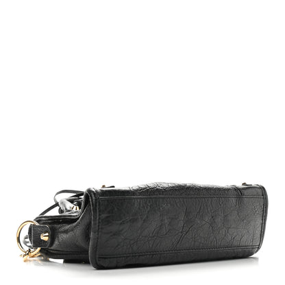 Balenciaga Agneau Classic Gold Hardware Mini City Black 3 of 9