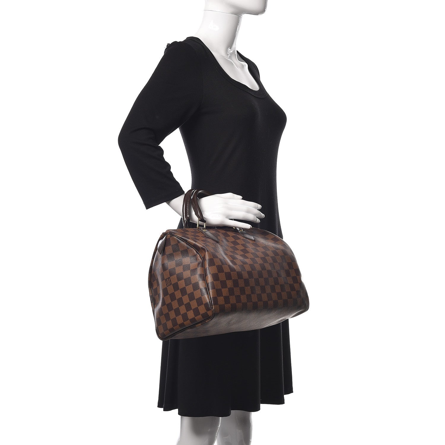 Louis Vuitton Damier Ebene Speedy 30 2 of 11
