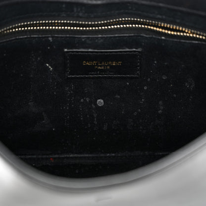 Saint Laurent Patent Le 5 A 7 Hobo Black 11 of 12