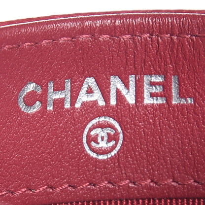 Chanel Caviar Quilted Card Holder Red 6 of 9