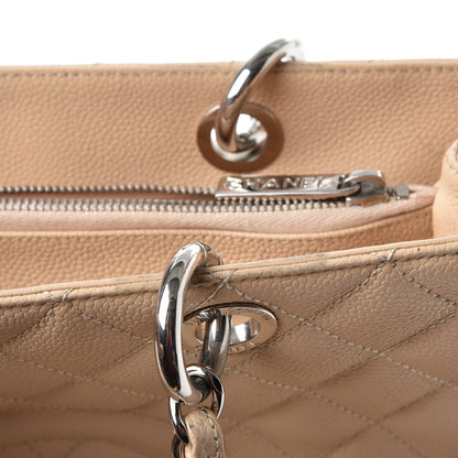 Chanel Caviar Quilted Grand Shopping Tote GST Beige Clair 10 of 18