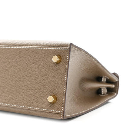 Hermes Epsom Kelly Sellier 25 Etoupe 10 of 11