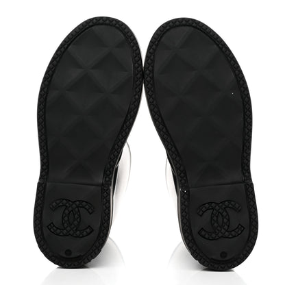 Chanel Caoutchouk CC High Boots 40 Black 5 of 8