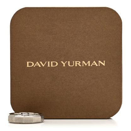 David Yurman Titanium 6mm Faceted Band Ring 67 12 5 of 5