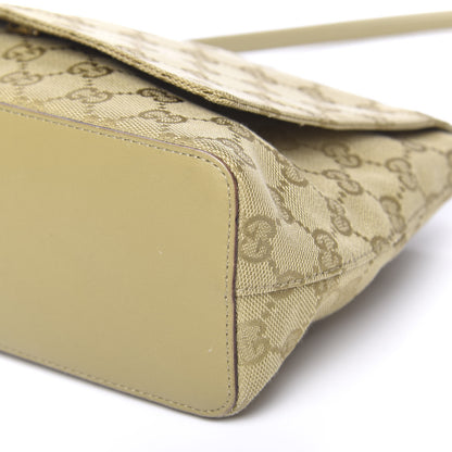 Gucci Monogram Medium Shoulder Bag Beige 9 of 12