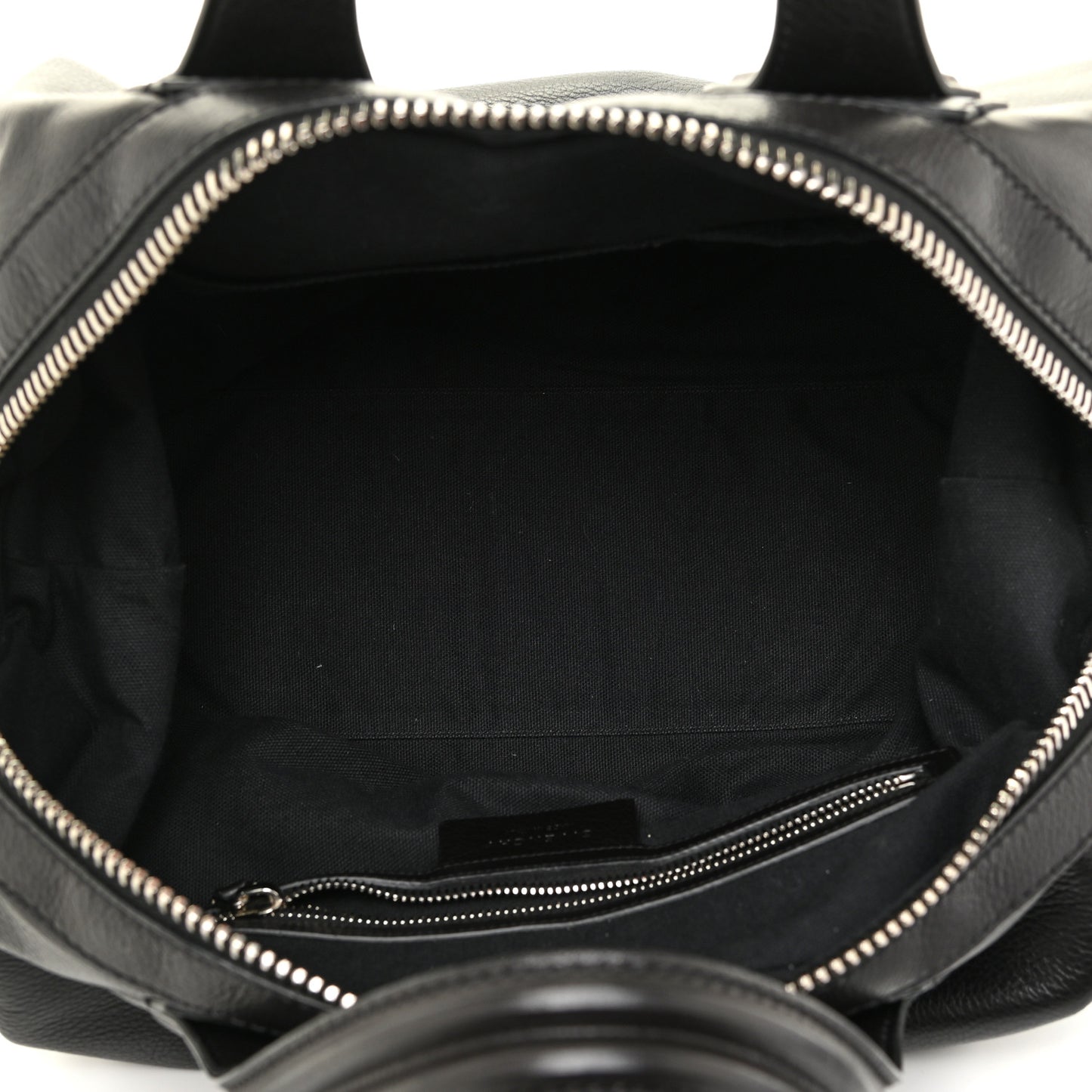 Pebbled Calfskin Small Nightingale Black