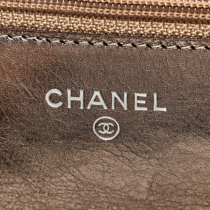 Chanel Metallic Aged Calfskin Quilted Reissue Wallet On Chain WOC Gold 6 of 11