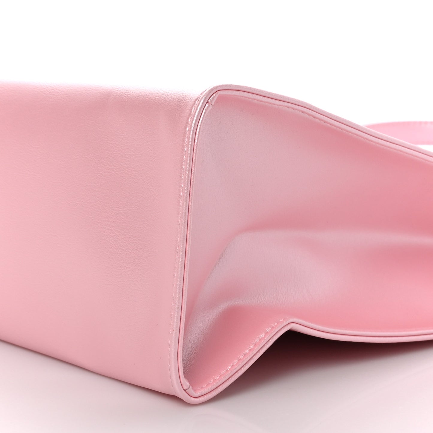 Metallic Vegan Leather Medium Shopping Bag Ballerina