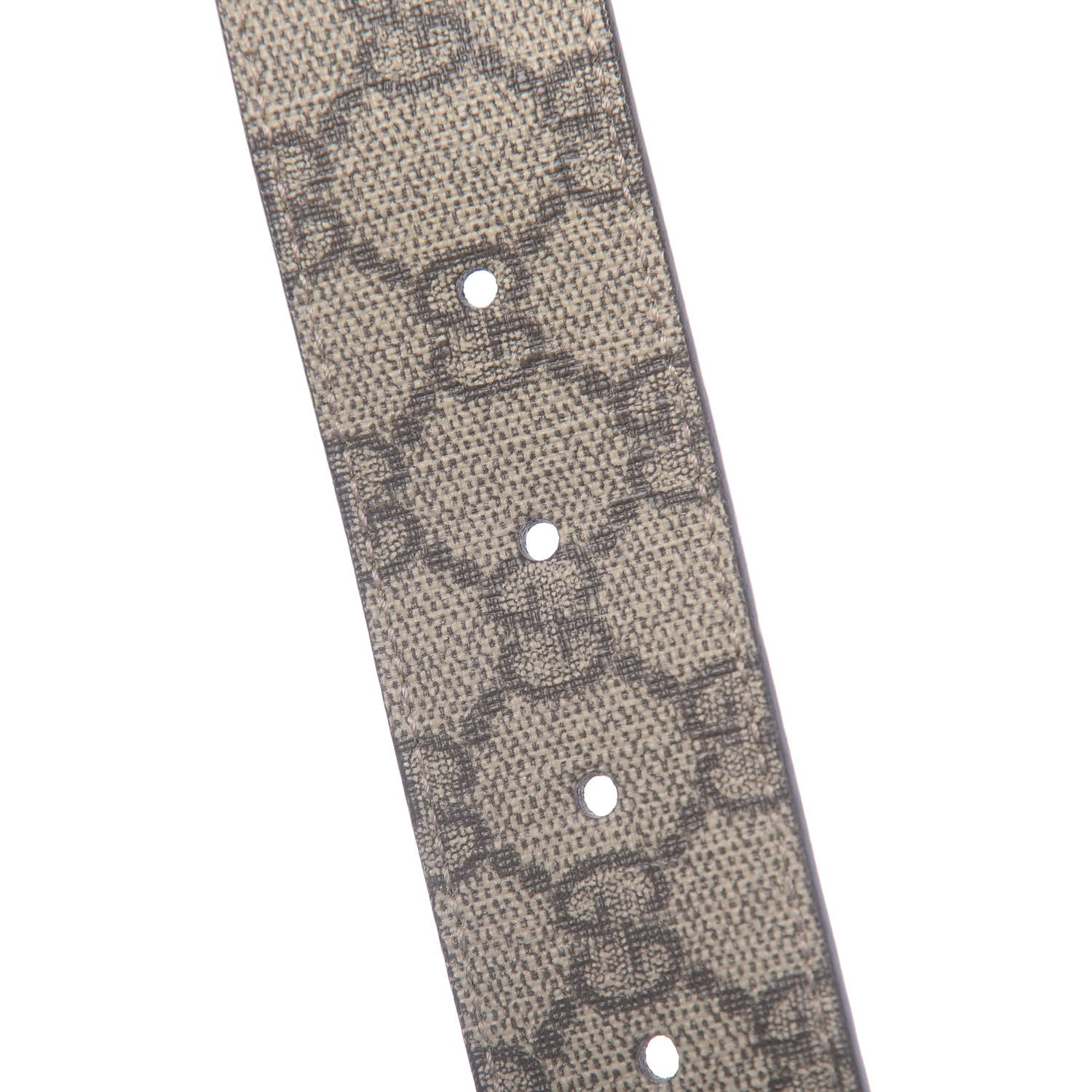 Gucci GG Supreme Monogram Interlocking G 37mm Belt 90 36 Beige Ebony Cocoa 5 of 6