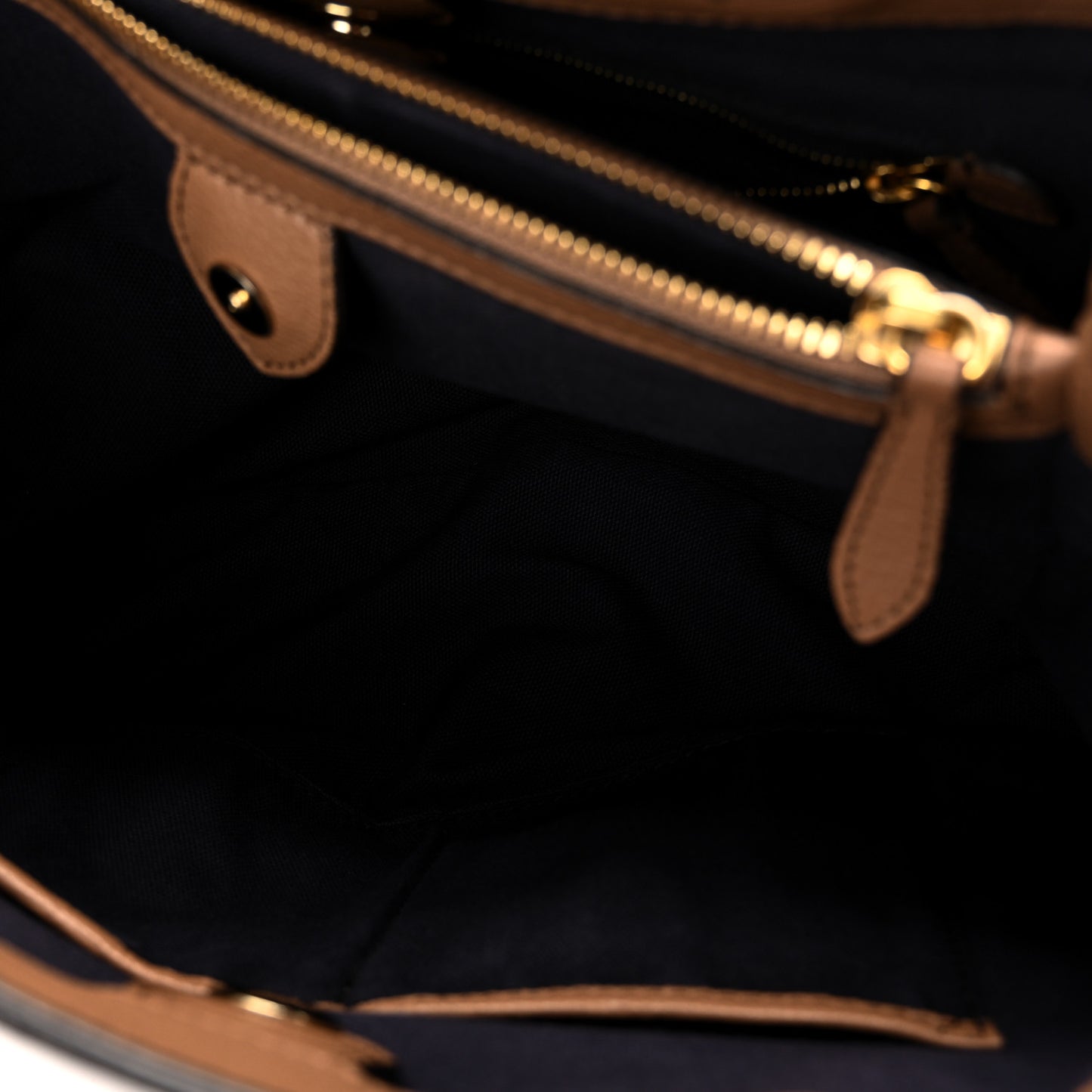 Grainy Calfskin House Check Medium Banner Tote Dark Sand