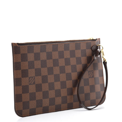 Louis Vuitton Damier Ebene Neverfull MM GM Pochette 2 of 8