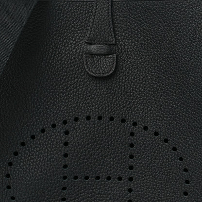 Hermes Taurillon Clemence Evelyne III PM Black 8 of 11