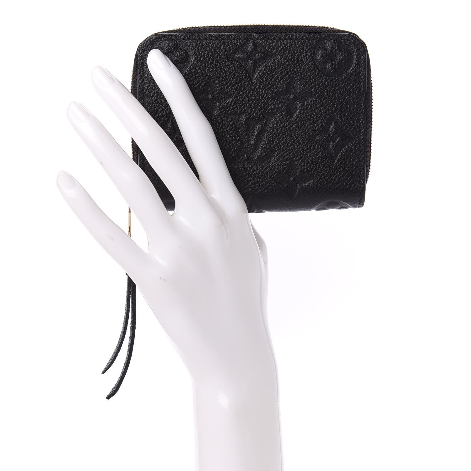 Louis Vuitton Empreinte Zippy Coin Purse Black 2 of 9