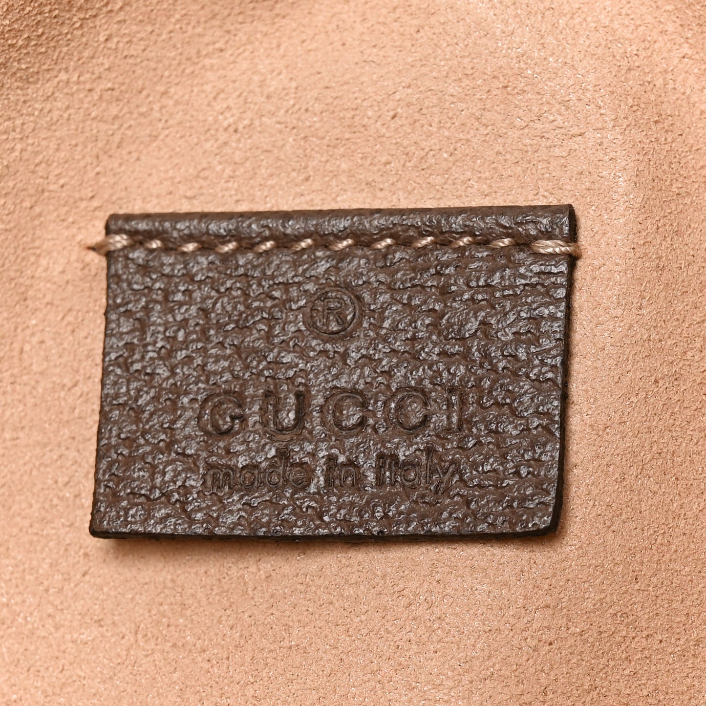GG Supreme Monogram Large Ophidia Pouch Clutch Brown
