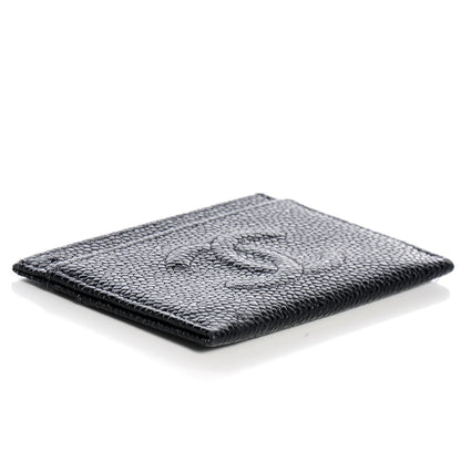 Chanel Caviar Timeless CC Card Holder Black 4 of 8
