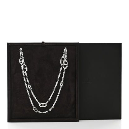 Hermes Sterling Silver Farandole Necklace 120 6 of 6