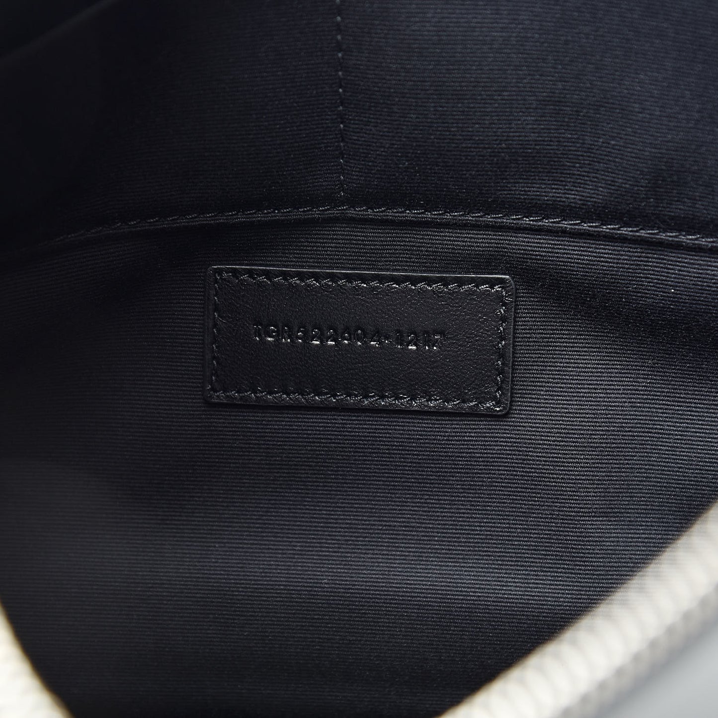 Calfskin Zipped Clutch Black