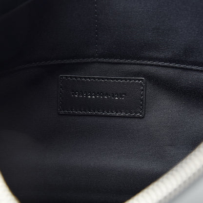 Saint Laurent Calfskin Zipped Clutch Black 7 of 8