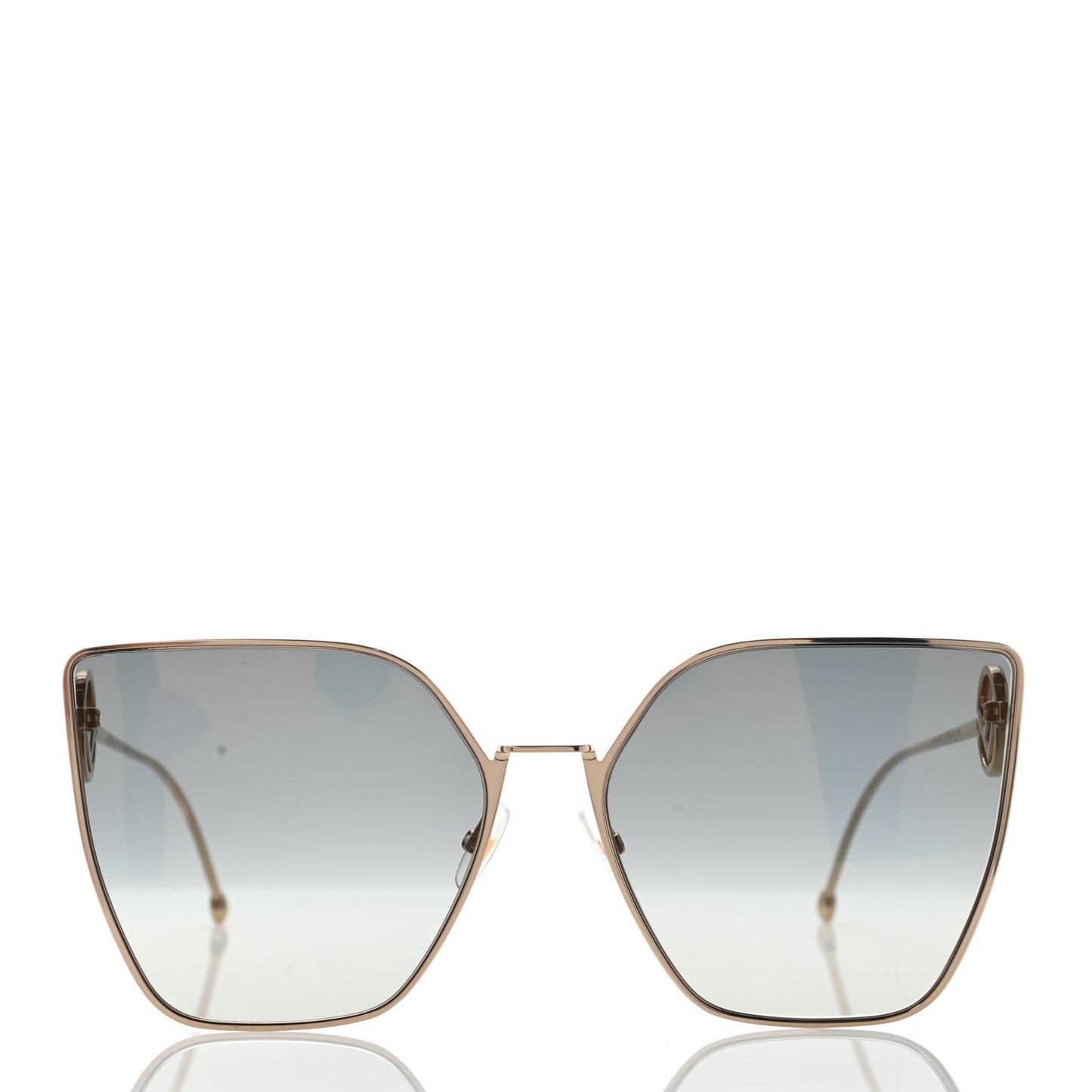 Metal F is Fendi Sunglasses FF 0323/S Gold