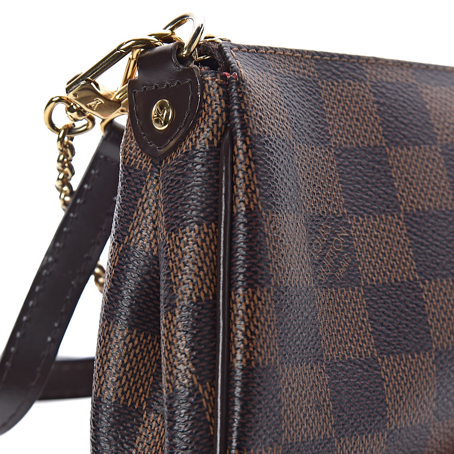 Louis Vuitton Damier Ebene Eva Clutch 9 of 13