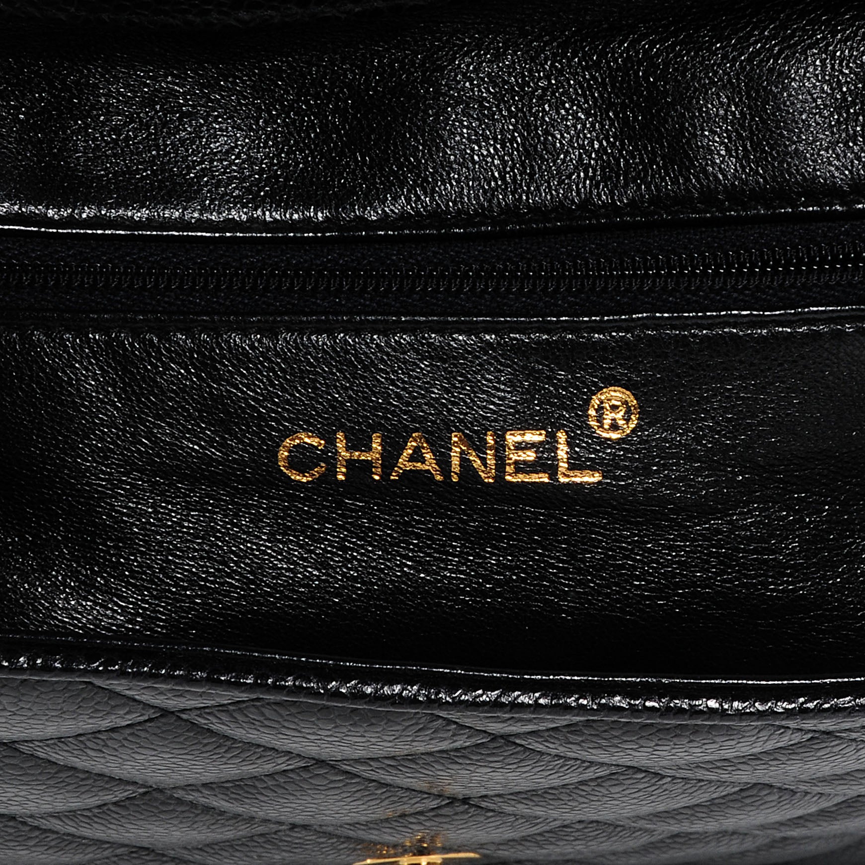 Chanel Caviar Quilted Crossbody Bag Black 6 of 7