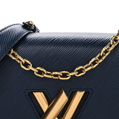 Louis Vuitton Epi Twist Shoulder Bag MM Indigo 9 of 11