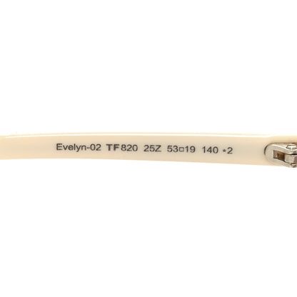 Tom Ford Evelyn-02 TF820 Cat Eye Sunglasses White 5 of 7