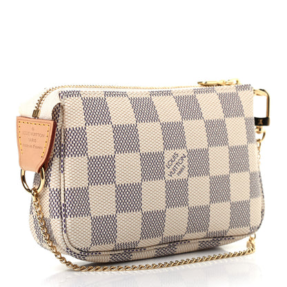 Louis Vuitton Damier Azur Mini Pochette Accessories 3 of 7