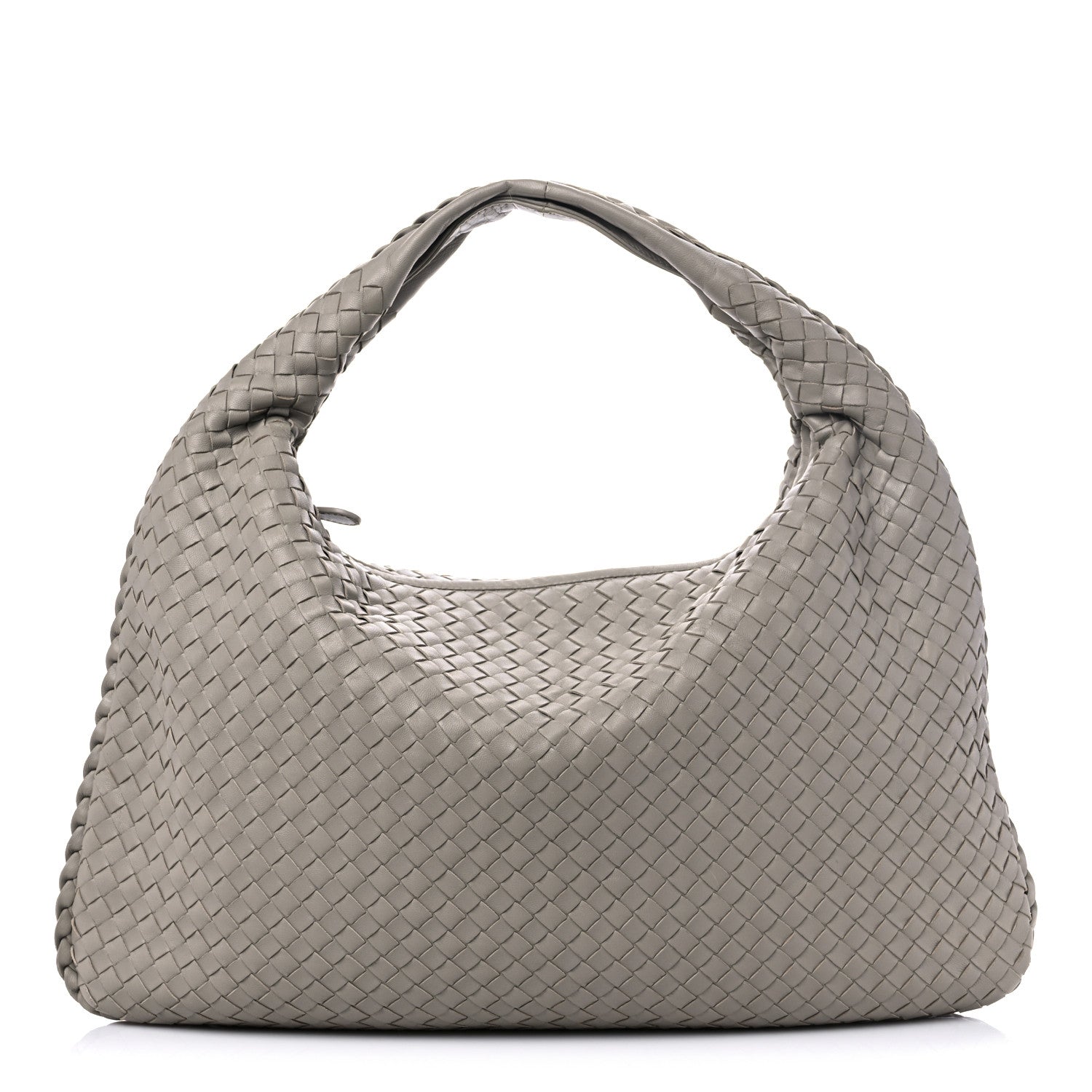 Bottega Veneta Nappa Intrecciato Large Veneta Hobo Fume 1 of 9