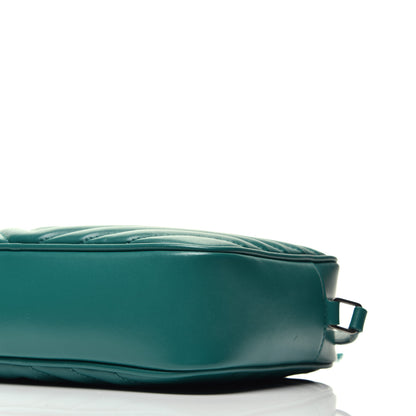 Saint Laurent Calfskin Matelasse Monogram Lou Camera Bag Green 9 of 9