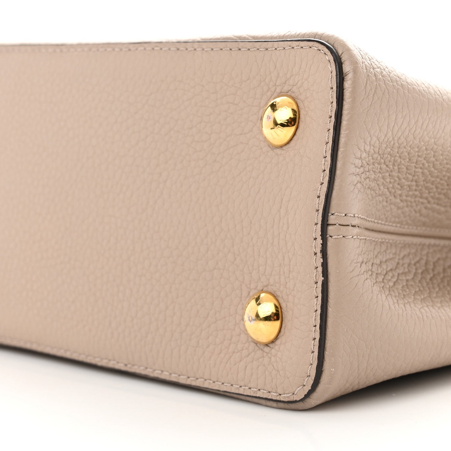 Louis Vuitton Taurillon Capucines PM Galet 9 of 11