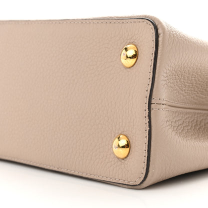 Louis Vuitton Taurillon Capucines PM Galet 9 of 11