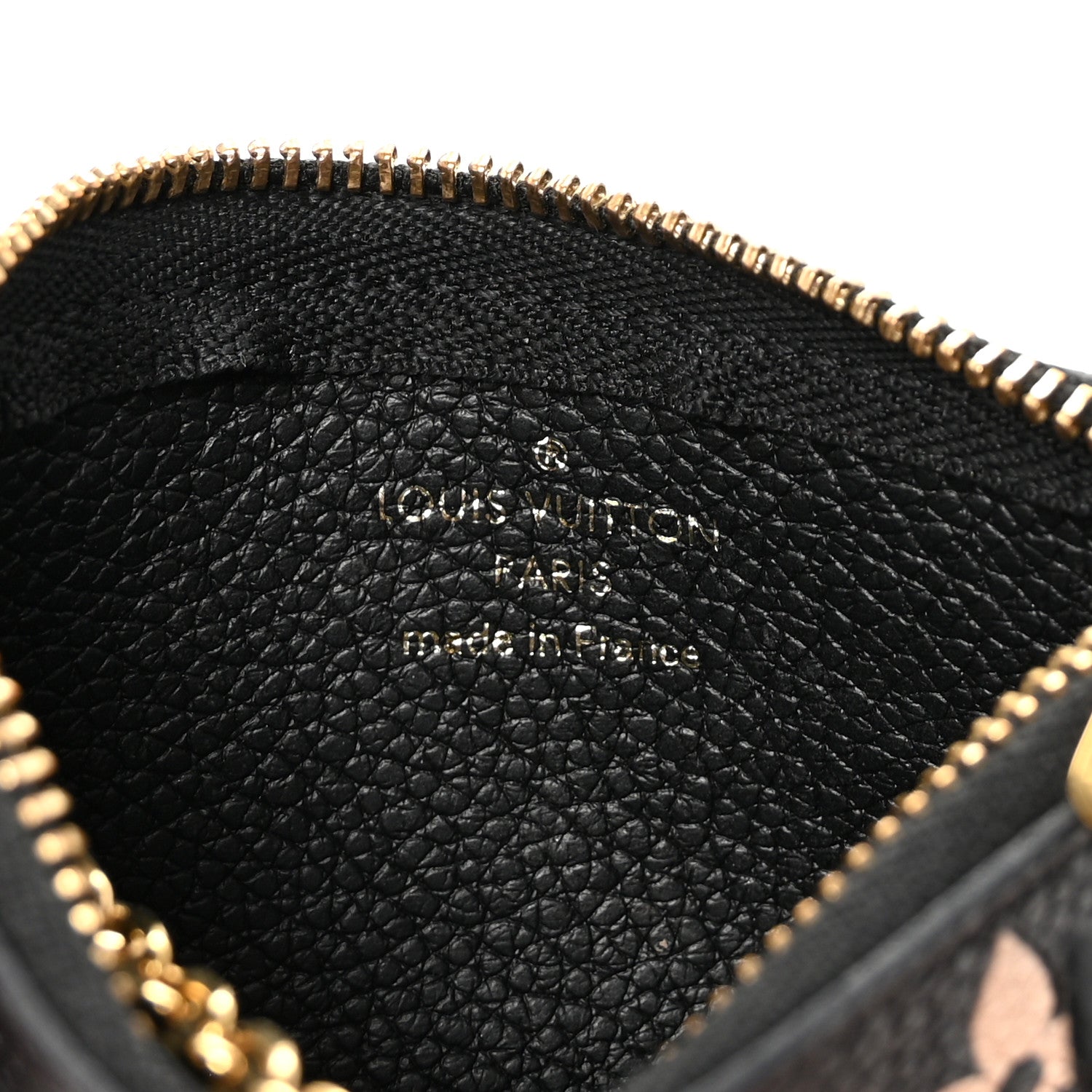 Louis Vuitton Empreinte Monogram Giant Key Pouch Black Beige 6 of 7