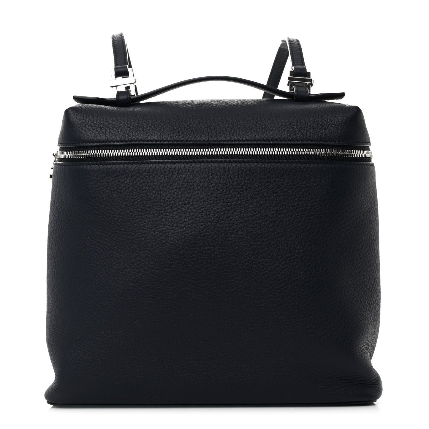 Grained Calfskin L23.5 Extra Pocket Backpack Navy Blue