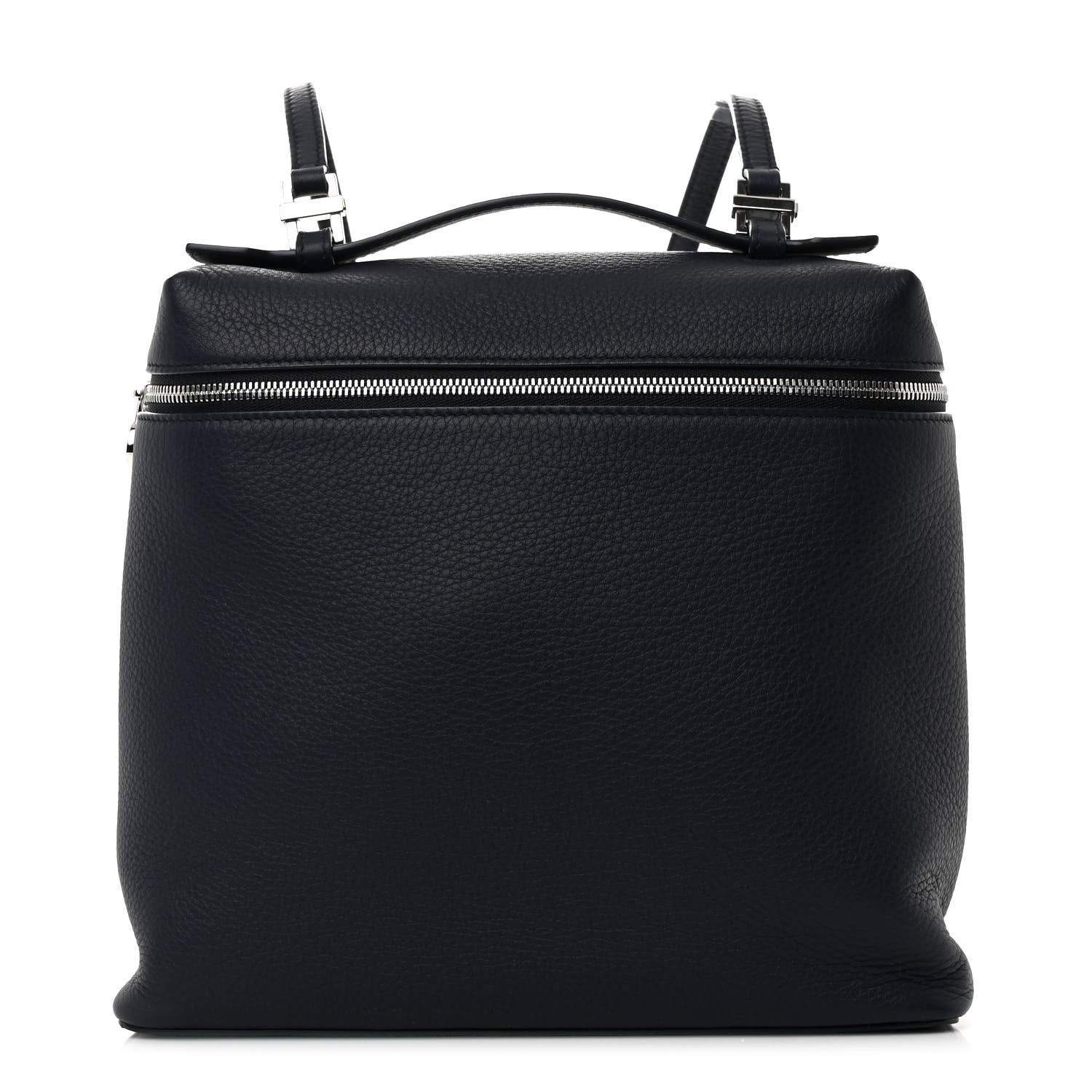 Loro Piana Grained Calfskin L23.5 Extra Pocket Backpack Navy Blue 1 of 9
